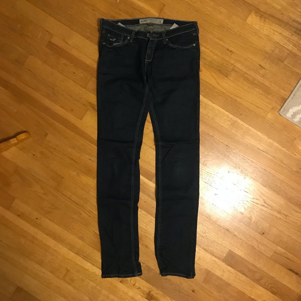Hollister Dark Wash Straight Leg